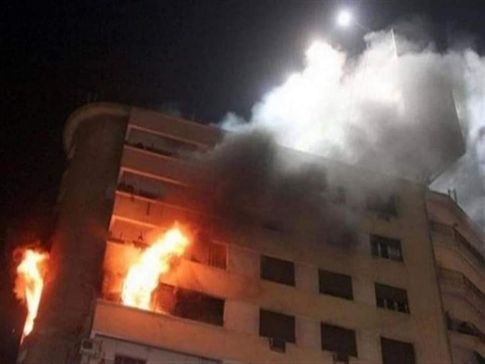 حريق عمارة سمور غزة.jpg