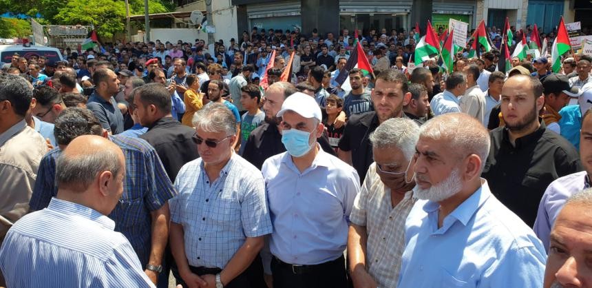 مسيرات غزة رفضا خطة الضم5.jpg